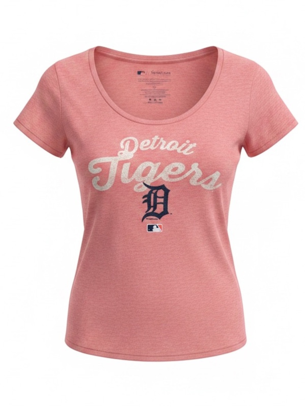 Touch by Alyssa Milano Detroit Tigers Women’s Medium Pink Scoop Neck MLB Tee